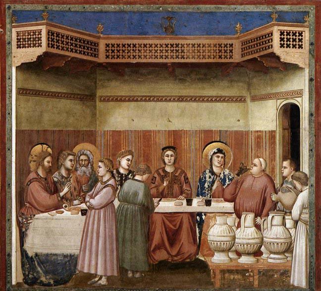 GIOTTO di Bondone Marriage at Cana